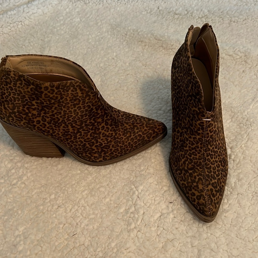 Cheetah Print Boots